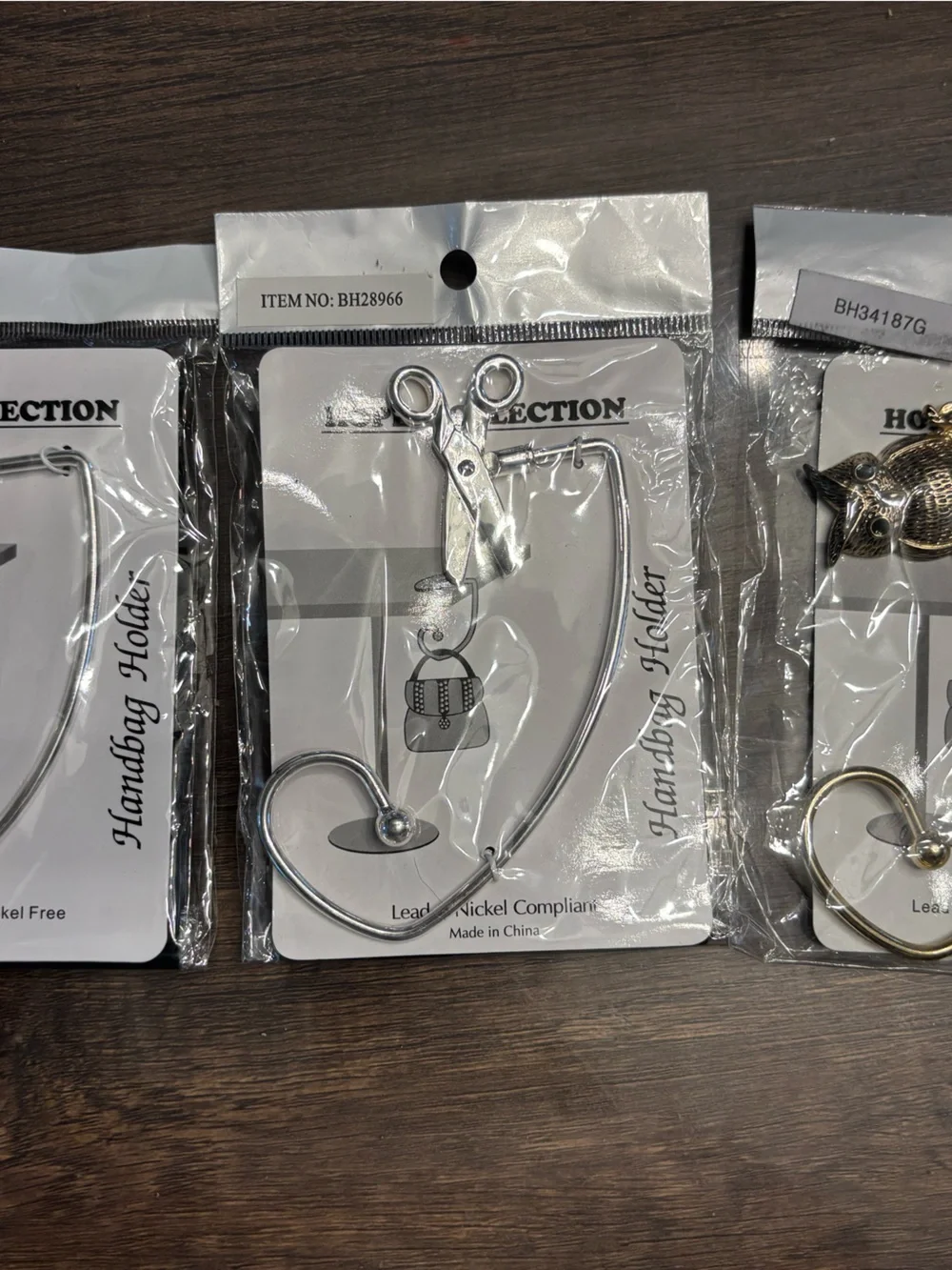 Handbag Holder Hooks (Lot of 3)